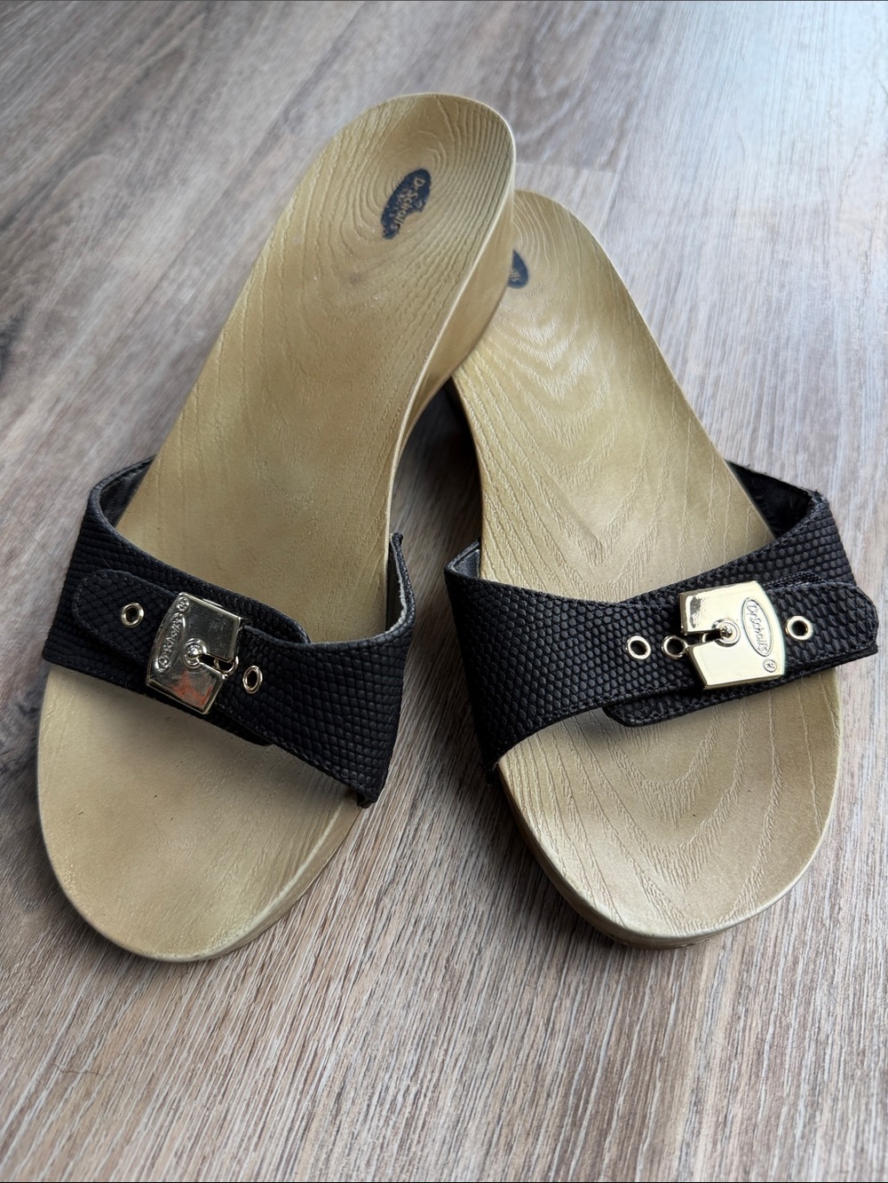Dr. Scholl’s Classic Black Clogs/Sandals Size 9
